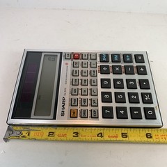 Sharp EL-525 Solar Cell Scientific Calculator Tested Working Vintage Japan