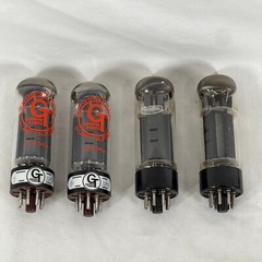 2 Groove Tubes GT-E34Ls + 2 Shugang E34L Power Tubes VTG – Tested – EXCELLENT