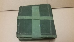 CW-206/GR Radio Antenna & Accessory Storage Bag Canvas NOS