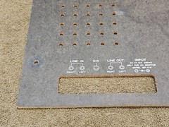 Akai GX-625 GX625 Reel To Reel Player Recorder Parts Back Cover
