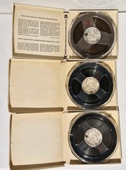 LOT 12 REEL TO REEL 5&Prime; TAPES PLASTIC REELS TO REEL SCOTCH MAGNETIC ~ 1/4 X 600