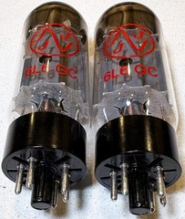 Pair of JJ 6L6 GC Power Amp Vacuum Tube Set 6L6GC