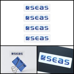 Seas logo badge Sticker Decal DIY waterproof 38mm(1.49&Prime;)X11mm(0.43&Prime;)