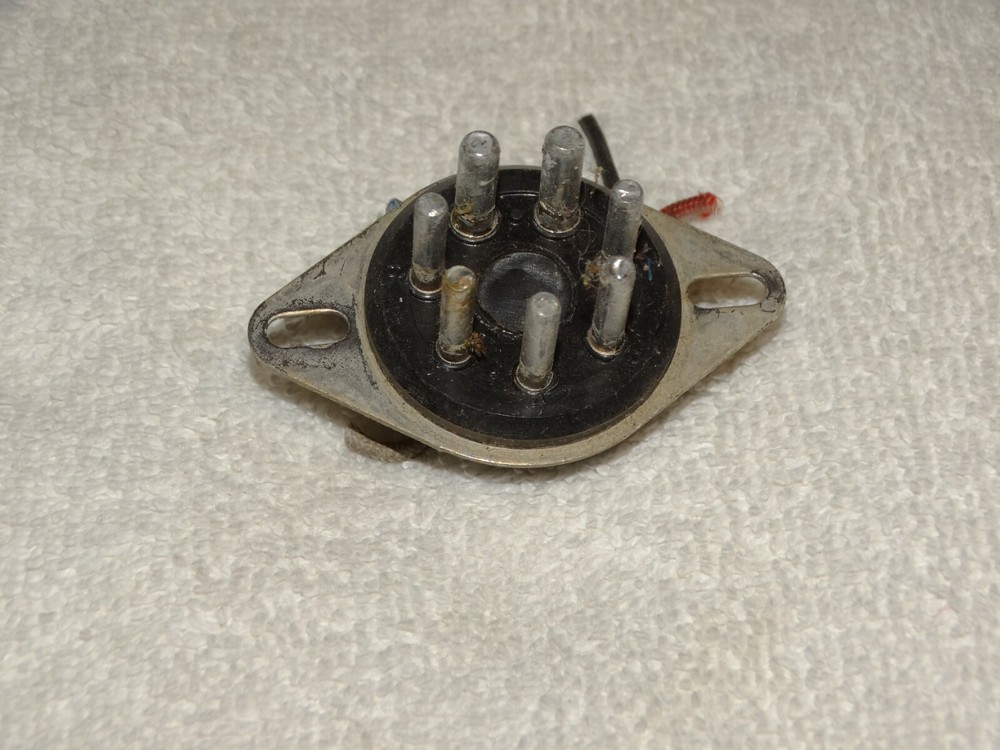1-Vintage Male Flush Mount Amphenol Plug 7-pin, Baldwin Hammond