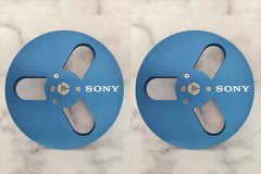 One Pair 7 » SONY Tape Reel silvery Aluminum for Reel to Reel Empty Take up Reel