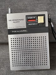 Realistic 12-161 NOAA Weather Radio Alert Crystal Controlled Radio Shack Tested