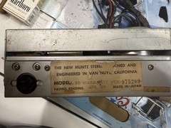 Muntz 4-Track Stereo Car Tape Player A-30 With 2 4 Tracks Mitch Ryder Kingsmen