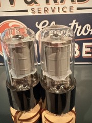 Closely Matched Pair Shuguang China 6V6GT Tubes TV7&Maxi Test NOS🔊