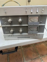 Akai M-9 reel to reel two mono amplifiers with power supply for parts
