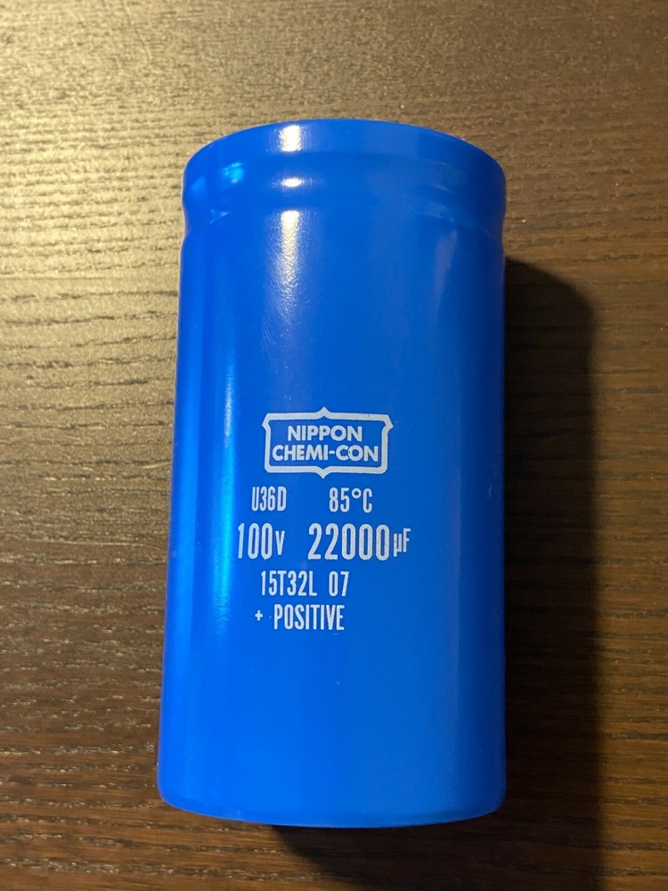 1 New 22000 uf 100v Chemi-Con Capacitor Pioneer SX-1250 Main Filter EXACT FIT