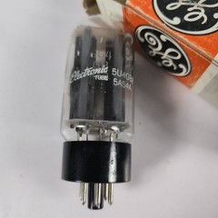 NIB GE 5U4GB/5AS4A Rectifier Tube Black Plates STRONG 5U4