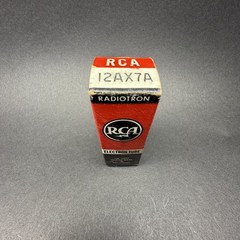 1960 12AX7 ECC83 RCA Tube Gray Plate Square Getter TV7 Test NOS RC-2
