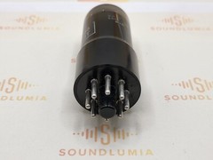 Brimar CV1988 = 6SN7GT Black Glass Lower Declined Getter – British BVA &rsquo;59 – NOS