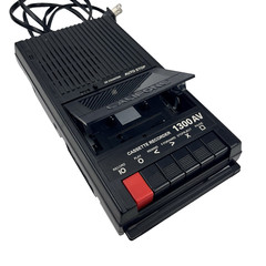 Califone 1300AV Portable Cassette Recorder Player Tested Working AC Powered