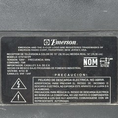 Emerson ETV1501PF 15&Prime; CRT Television Retro Gaming Tested Working