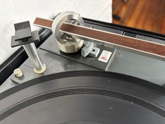Vintage Garrard Synchro Lab SL95 Turntable Record Player Black Dust Cover