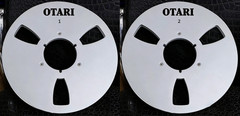 One Pair 10.5 » silvery OTARI Tape reel High Quality Aluminum Take Up Reel