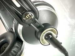 AKG K171 Studio Headphones Vintage Monitor 10ft Cable 1/4” Adapter Tested