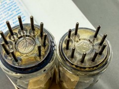 Matched Pair Telefunken ECC81 Tubes Germany Diamond Emblem Test NOS on TV-7B/U