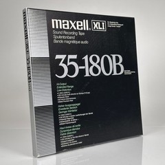 (New Old Stock) Maxell XLI 35-180B Tape 10.5”x 3600&prime; NAB Hub METAL Reel