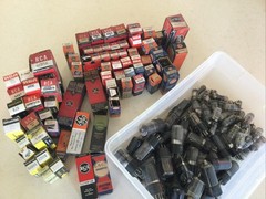 Vintage RCA Tubes. Lot. Plus Others. Some New Some Used.