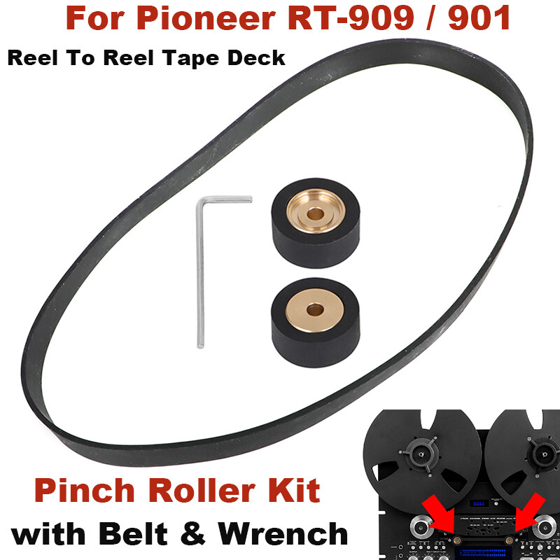 For Pioneer RT-909 / 901 Pinch Rollers with Belt,Wrench Tool Reel to Reel Deck