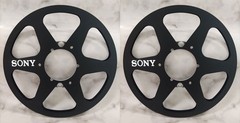 One Pair silvery 10.5 » Aluminium tape reel for Sony Reel To Reel tape recorder