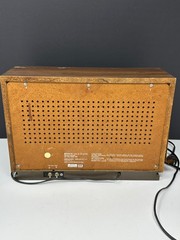 Vintage Sony ICF-9740W AM-FM Tabletop Radio Stereo For Parts Or Repair O0