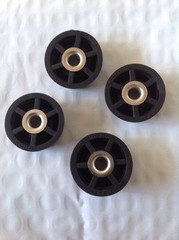 NEW Budwig Round Rubber Bumpers Set of 4 SF10 Short Foot USA