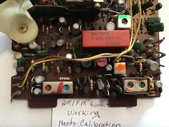 Vintage Sony HP-219A Compact stereo system PARTS…read description please.