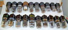 Lot of (20) 6X5GT tubes,radio,amp,full-wave rectifier,6X5,1274,RCA,GE,Sylvania,+