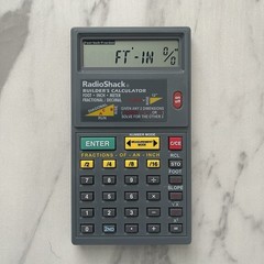 Vintage Radio Shack Builders Calculator Cat No 22-452 TESTED
