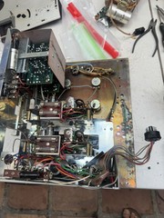 Akai M-9 reel to reel two mono amplifiers with power supply for parts