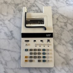Canon P10-D Electronic Calculator Orignal Box Paper Roll Instructions TESTED