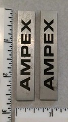 Lot AMPEX Corporation Badges Emblems Logos Audio Equipment Amplifier