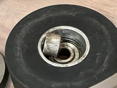 Ampex AG440 series 1/4” tape machine rubber pinch roller + cap and bearing 440C