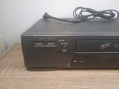Mitsubishi HS-U446 VCR VHS Player – Tested & Working – WITHOUT Remote