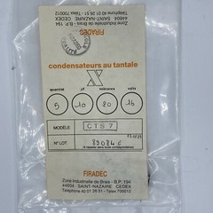 5pcs NOS CTS-7 10uf 16V ±20% Tantalum Capacitors USA Seller