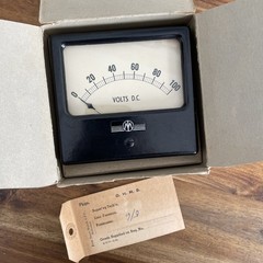 Vintage Microamperes D.C. Gauge Meter by Masters Instruments, Australia – BOXED