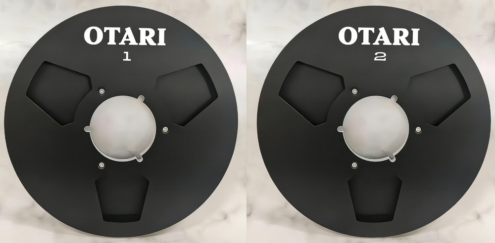 One Pair 10.5 » Black Otari Tape Reel Aluminum For Reel To Reel Tape Recorder