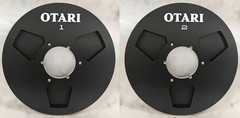 One Pair 10.5 » Black Otari Tape Reel Aluminum For Reel To Reel Tape Recorder