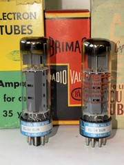 RFT/SIEMENS (GERMANY) EL-34/6CA7 TUBES PAIR PERFECT CURRENT & GM MATCH (RIVERA)