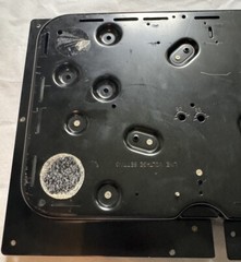 Pioneer PL-518 Turntable – Plinth Metal Base w/ Screws – Genuine Parts