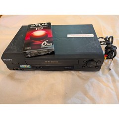 Sony SLV-N55 Hi-Fi Stereo VHS VCR Player 4-Head Black Working NO Remote