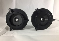 PAIR PLASTIC NAB HUB ADAPTERs FOR REVOX or AKAI PIONEER TEAC TASCAM