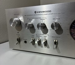 Kenwood KA-7100 DC Integrated Stereo Amplifier Sound System Tested Works Great