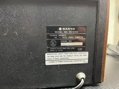 Sanyo RD 5250 Stereo Cassette Deck PARTS or REPAIR