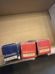 Lot Of 5: Delmonico 6AV6 Tubes NOS NIB Made In Japan Tu18