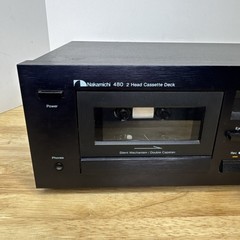 NAKAMICHI 480 Vintage 2 Head Cassette Deck Tape Player for Parts / Repair