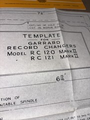 Garrard Rc 120 Mk II & RC 121 Record Changers LRS 4 MPM3 Ephemera Mixed Lot #CD